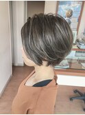 【CORS高崎】ハンサムショート&ハイライトグレージュ