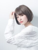 オーブ ヘアー アムール 学芸大学店(AUBE HAIR amour) 【AUBE HAIR】レイヤーボブ_シアグレーアッシュ