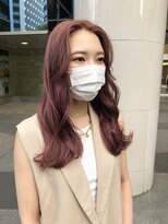 エンタリティ(entality) 透明感たっぷりピンクバイオレット　ケアブリーチカラー
