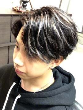 グロウ 天神店(growth) センターパート×ホワイトメッシュ