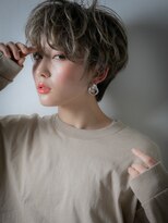 カバーヘア ブリス 大宮西口(COVER HAIR bliss) 外国人風大人ハイライトくせ毛風束感ショートs大宮20代30代40代