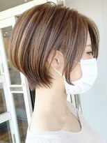 エマヘアープラス 下郡店(Emma Hair plus)&nbsp;透明感ハイライト× 大人美人ショート