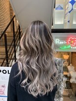 ラフ 難波店(LAFF)&nbsp;#黒髪#ボブルフ#ネビージュ#小顔#ワンレン