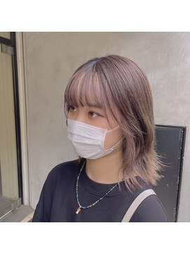 アルター(aL ter) 切りっぱなしショート×インナーカラー