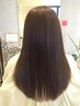 髪質改善ストレート＋髪質改善トリートメント (21,250円→19,120円）