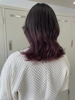 シャルムヘアー(charme hair) グレージュ×ピンクパープル☆グラデーションカラー♪