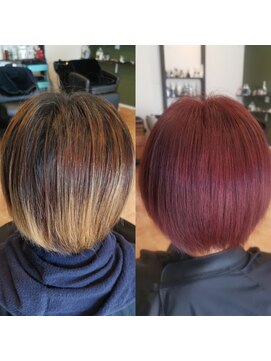 ピンプニー(Pimpny) ☆ブリーチ無しダブルカラーでビビットなピンクに☆