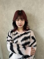 ミューバイケンジ(miu by KENJE) miu&橋本愛海　ピンクとブラックのデザインカラー