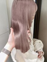 ペレ 栄店(PELE) 黒髪/グレーベージュ/レイヤーロング/前髪パーマ/栄/名駅