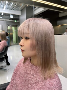 イキ 表参道(iki omotesando) ハッシュカット/フルバング/似合わせカット/レッドブラウン