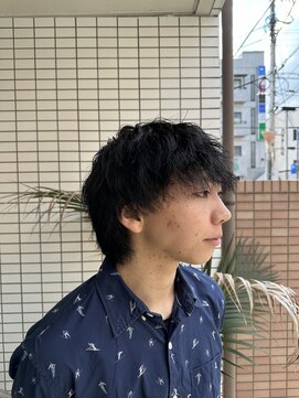 スウェル 船橋店(Swell) ウルフ/アッシュブラック/カルマパーマ/ベリーショート/船橋2