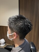 エヌドットバーバー ヒロオ(N.BARBER HIROO)&nbsp;スパイキーショート　<広尾＞<理容室＞