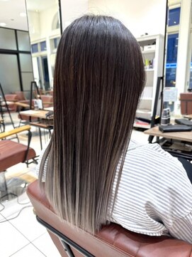 クアトログランシュ ひたちなか店(QUATRO×GranCieux) バレイヤージュ【ひたちなか/カラー/バレイヤージュ】