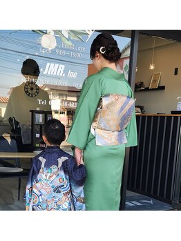 リリー(.LILY)の写真/着ていて苦しくない・着崩れしないお着付けはLILYで…♪