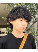 プードルウルフパーマ神戸ハードスパイラルパーマ関西メンズ