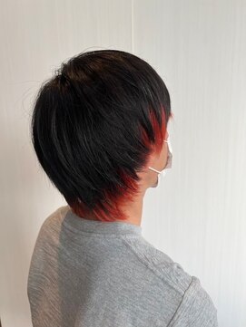 ミナモ(MINAMO) インナーカラー/ツートン/チェリーレッド/20代30代40代50代