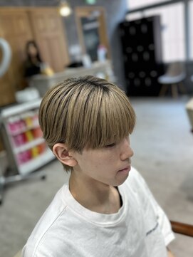 フォンド 津田沼(fond.) ベリーショート/ダークアッシュ/ニュアンスパーマ/韓国マッシュ