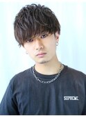 ツーブロックマッシュ流行束感韓流爽やかメンズショート