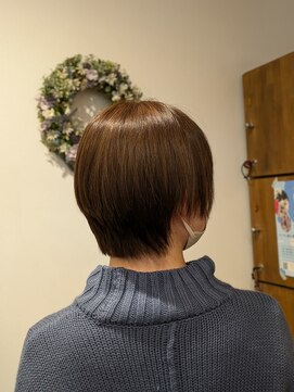 ケイズプラスカラン(HAIR AND MAKEUP K's PLUS calin) 【倉敷　沖/calin】お手入れ簡単ショートヘア
