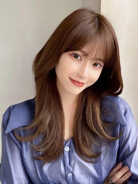 アフロート エル 大阪(AFLOAT L) フェミニンロング/メルティカラー/韓国レイヤー/似合わせカット