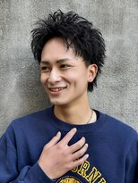 ロンド アンブル 四条烏丸(Lond ambre) 萱原大幹 アップバング/眉毛/短髪/メンズカット