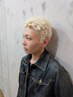 easy drillパーマ＋メンズカット＋眉毛スタイリング ￥13,800モテ眉毛仕上げ