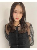 2wayバング/レイヤーカット/おくれ毛カット/レイヤーロング