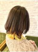 インナーカラー　ビビットイエロー　【大森】