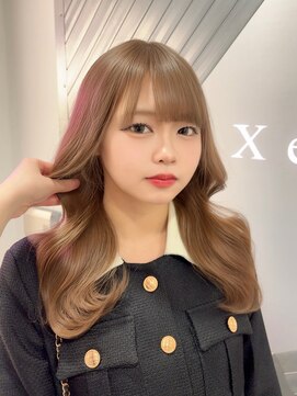 ジーナリア(Xena ria) 《衣織》ミルクティーベージュ/韓国ヘア/ハイトーン