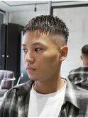 MEN‘S /黒髪×クロップ /フェード /ベリーショート /短髪