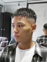 メッツ 原宿(METS) MEN‘S /黒髪×クロップ /フェード /ベリーショート /短髪