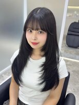 イミュ(IMMU)&nbsp;ワンカールでもかわいいレイヤーカット　韓国ヘア/髪質改善