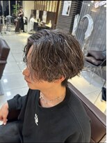 フォルテ 草薙店&nbsp;forte草薙【海外風ホワイトハイライト×パーマ】池田健人