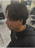 メンズセンターパートパーマニュアンスパーマルーズパーマ太田