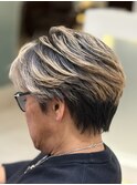 立体感ハイライトショート