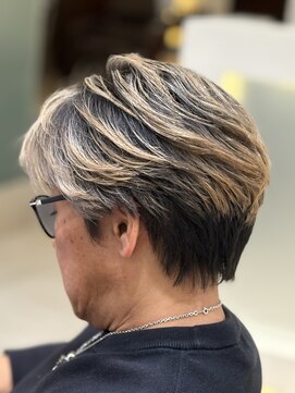 プランタンシエル(printemps CIEL) 立体感ハイライトショート