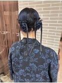 個性的ヘアアレンジ