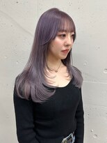 シーク 天神(SEEK)&nbsp;松尾菫菜/レイヤーカット/ラベンダーカラー/ハイトーン