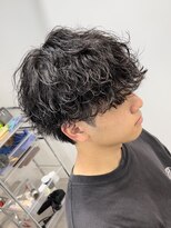 フィフス トウキョウ (fifth TOKYO) 緩めシャドウパーマ波巻きツイストスパイラルパーマメンズヘア