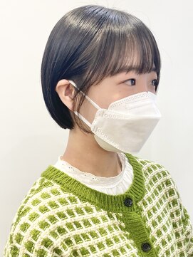 モリオフロムロンドン 松戸店(Morio from London) 【morio松戸 石山】黒髪ボブナチュラルボブミニボブ耳掛けボブ