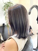 アルファ 松戸(alpha)&nbsp;大人ガーリー/ダークアッシュ/似合わせカット/ミディアムレイヤ