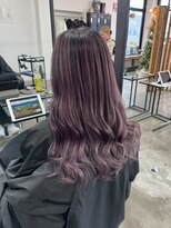 ウィリーベル 沖縄(WILLIE BELLE) ラベンダーアッシュ/グラデーション/小顔/韓国風ゆる巻き