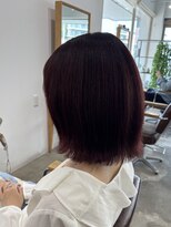 サロン(SALON)&nbsp;結べるボブ/ワインレッドカラー