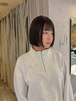 ヘアーエスクールフェイス(hair S. COEUR face)&nbsp;切りっぱなしボブ/枚方/枚方美容室
