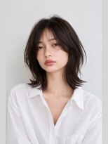 アリア イースト バイ エクラート 新宿東口店(ARiA east byECLART)&nbsp;ダークブラウンのくびれレイヤーで軽やかに