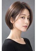 艶感コンパクトショートボブ