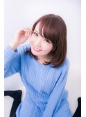 内巻きツヤストレート