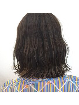 アーチフォーヘアー(a rch for hair) 【グレーアッシュ】×【切りっぱなしボブ】