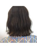 アーチフォーヘアー(a rch for hair) 【グレーアッシュ】×【切りっぱなしボブ】