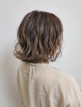 ナップヘアー NAP hair 切りっぱなしボブ×グラデーション